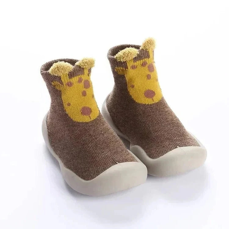 Baby & Toddler Soft-Sole Sock Shoes Slip-On Textured Sole
