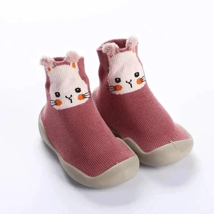 Baby & Toddler Soft-Sole Sock Shoes Slip-On Textured Sole