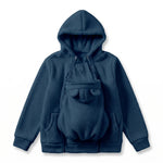 Babywearing Hoodie Sherpa Fleece Removable Zip-On Panel