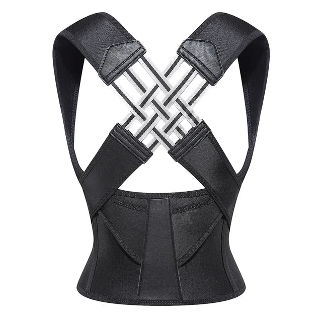 Back Posture Corrector Adjustable Stretch Straps Discreet Fit