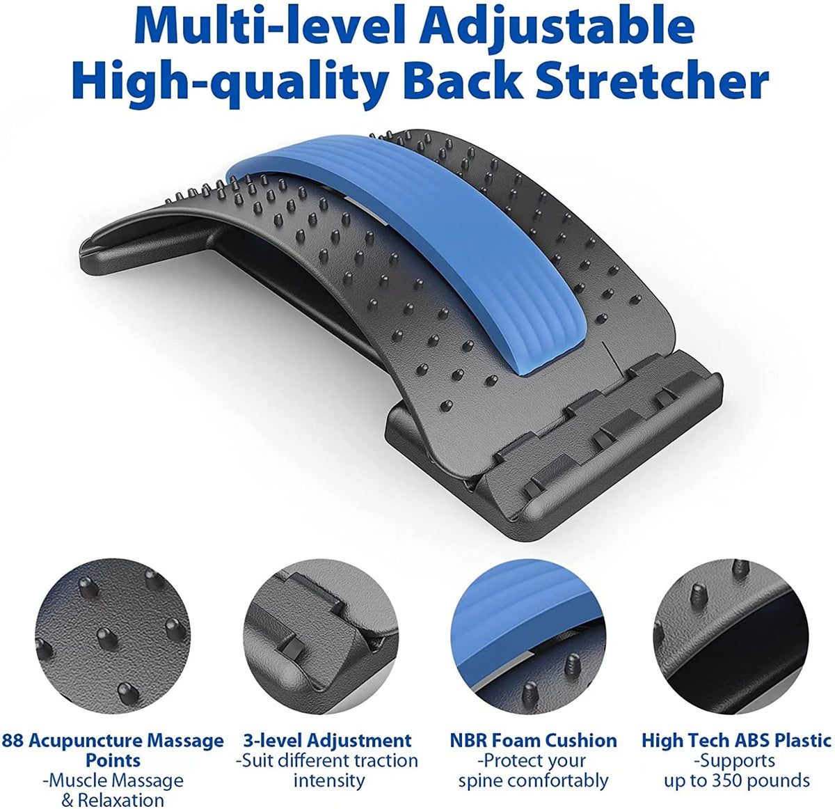 Back Stretcher Ergonomic Decompression & Acupressure