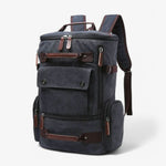 Backpack Durable Canvas 15-Inch Laptop Compartment Adjustable Straps