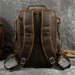 Backpack Full-Grain Leather Fits 15.6-Inch Laptops
