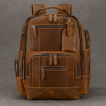 Backpack Full-Grain Leather Fits 15.6-Inch Laptops