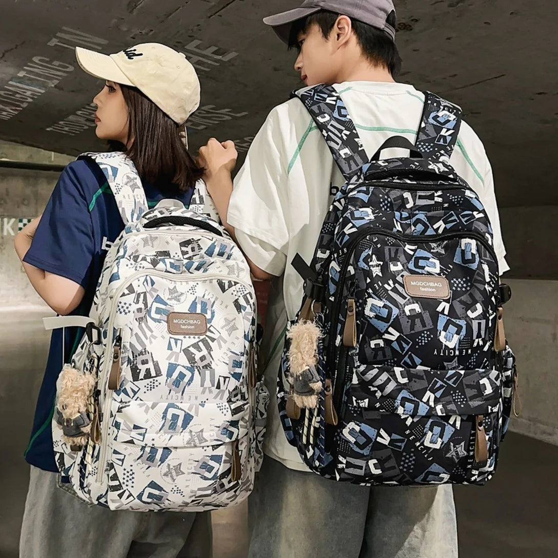 Backpack Multiple Compartments Padded Adjustable Straps