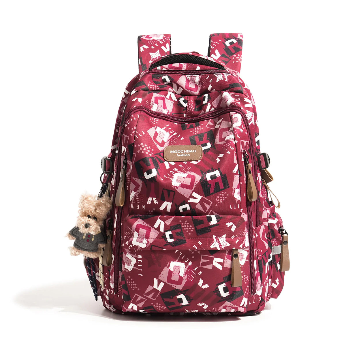 Backpack Multiple Compartments Padded Adjustable Straps