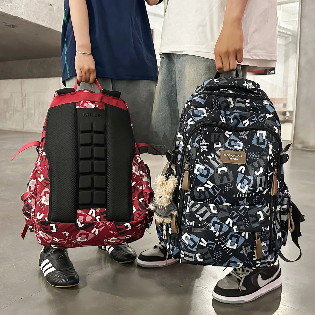 Backpack Multiple Compartments Padded Adjustable Straps