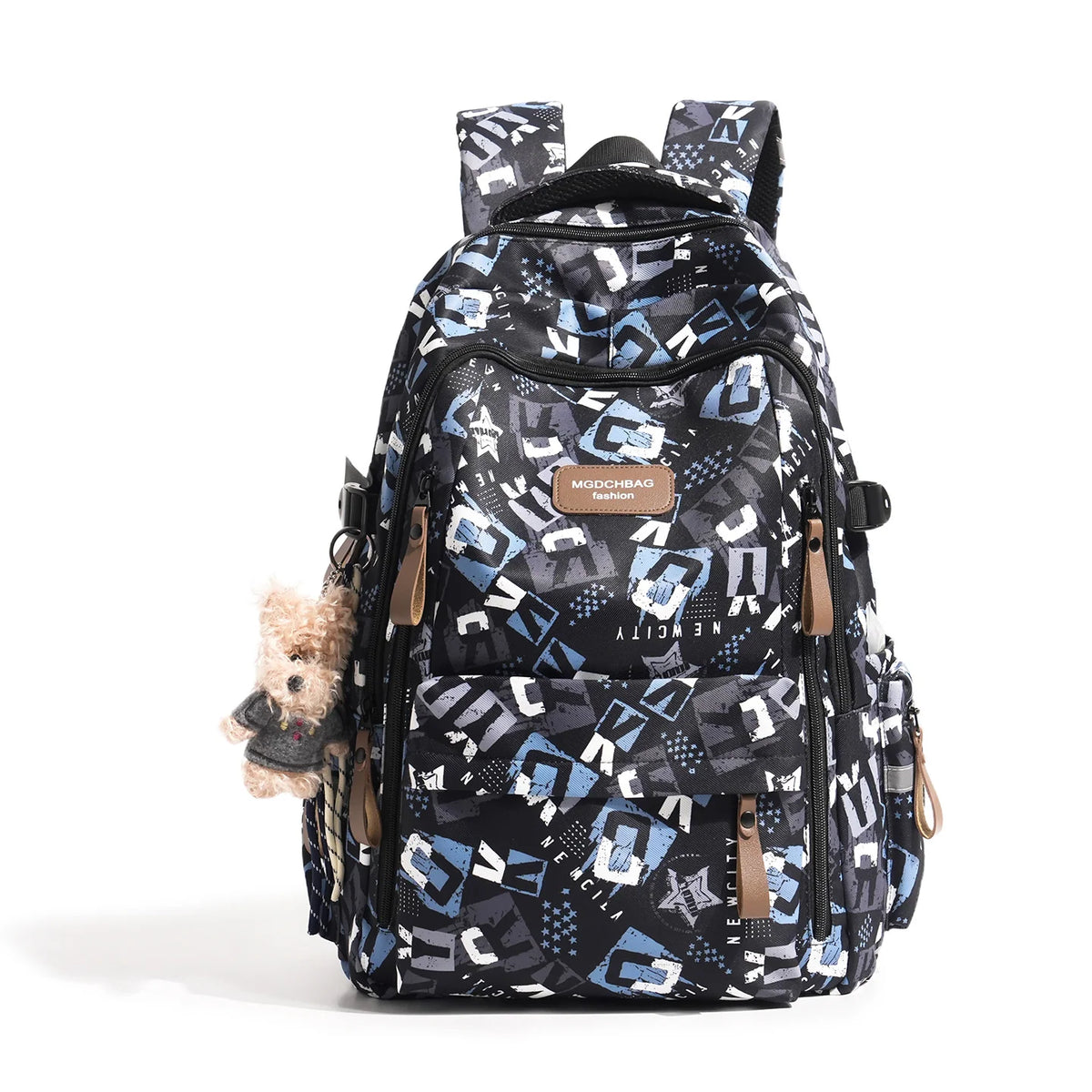 Backpack Multiple Compartments Padded Adjustable Straps