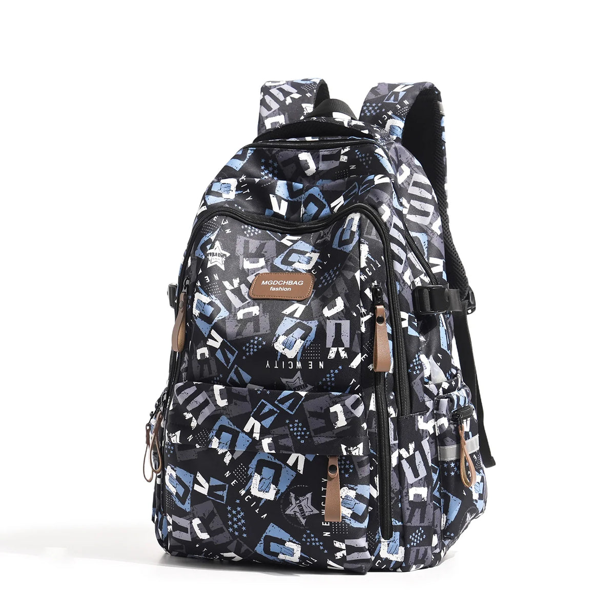 Backpack Multiple Compartments Padded Adjustable Straps