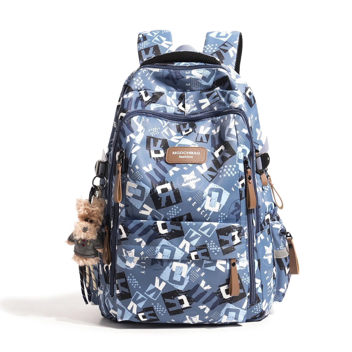 Backpack Multiple Compartments Padded Adjustable Straps