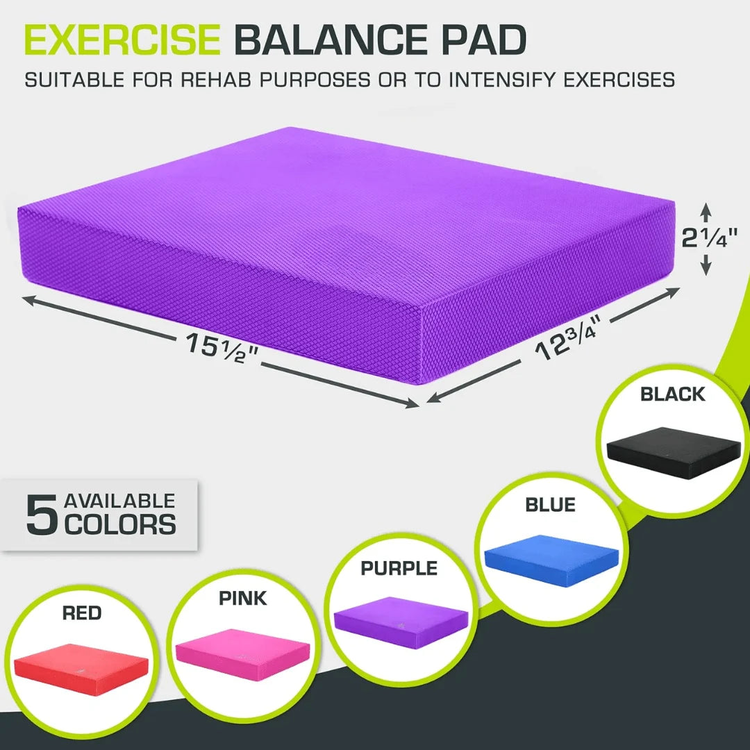 Balance Training Mat Non-Slip Cushioned Foam