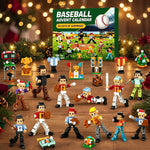 Baseball Advent Calendar 786-Piece Building Brick Set
