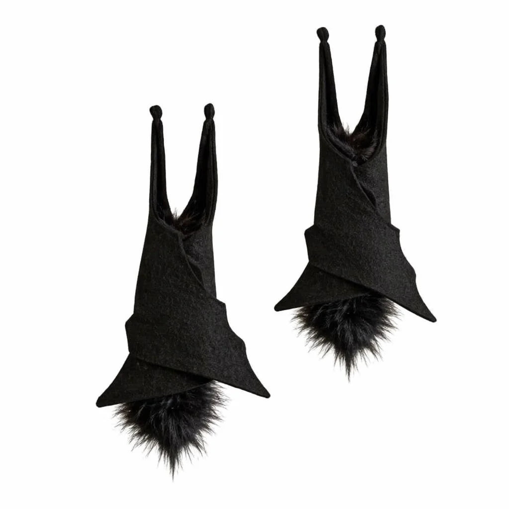 Bat Hanging Ornaments Felt Lightweight With Hanging Loops
