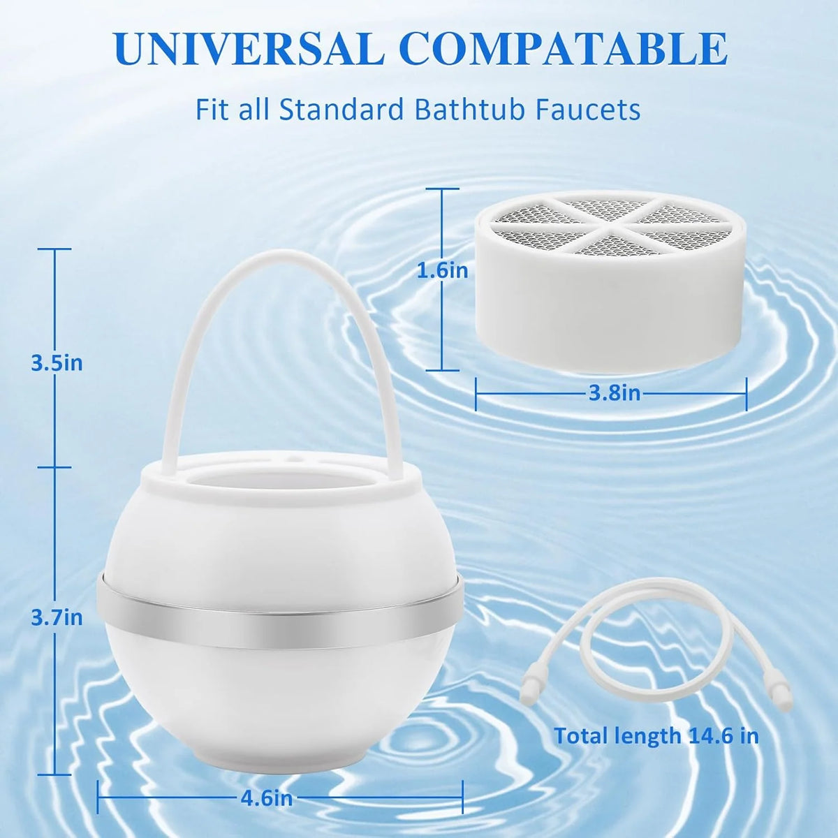 Bath Filter Chlorine & Heavy Metal Removal
