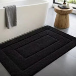 Bath Mat Absorbent Microfiber Non-Slip Machine-Washable