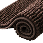 Bath Mat Chenille Absorbent Non-Slip Machine Washable