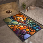 Bath Mat Diatomaceous Earth Quick-Drying Non-Slip Backing