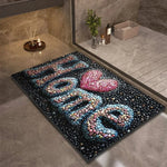 Bath Mat Diatomite Quick-Drying Non-Slip Rubber Base