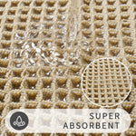 Bath Mat Highly Absorbent Plush Woven Machine Washable