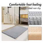 Bath Mat Highly Absorbent Plush Woven Machine Washable