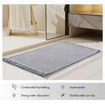 Bath Mat Highly Absorbent Plush Woven Machine Washable