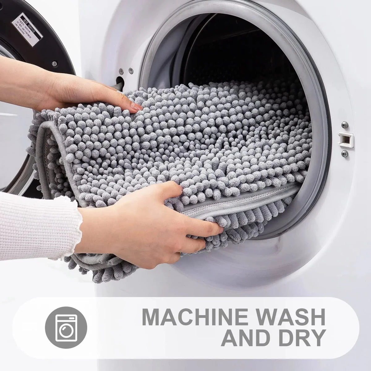 Bath Mat Non-Slip Quick-Drying Plush Absorbent