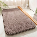 Bath Mat Plush Microfiber Absorbent Quick-Drying Non-Slip Backing