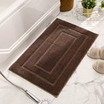 Bath Mat Soft Microfiber Absorbent Non-Slip Machine Washable