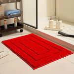 Bath Mat Soft Microfiber Absorbent Non-Slip Machine Washable