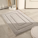 Bath Mat Soft Microfiber Absorbent Non-Slip Machine Washable