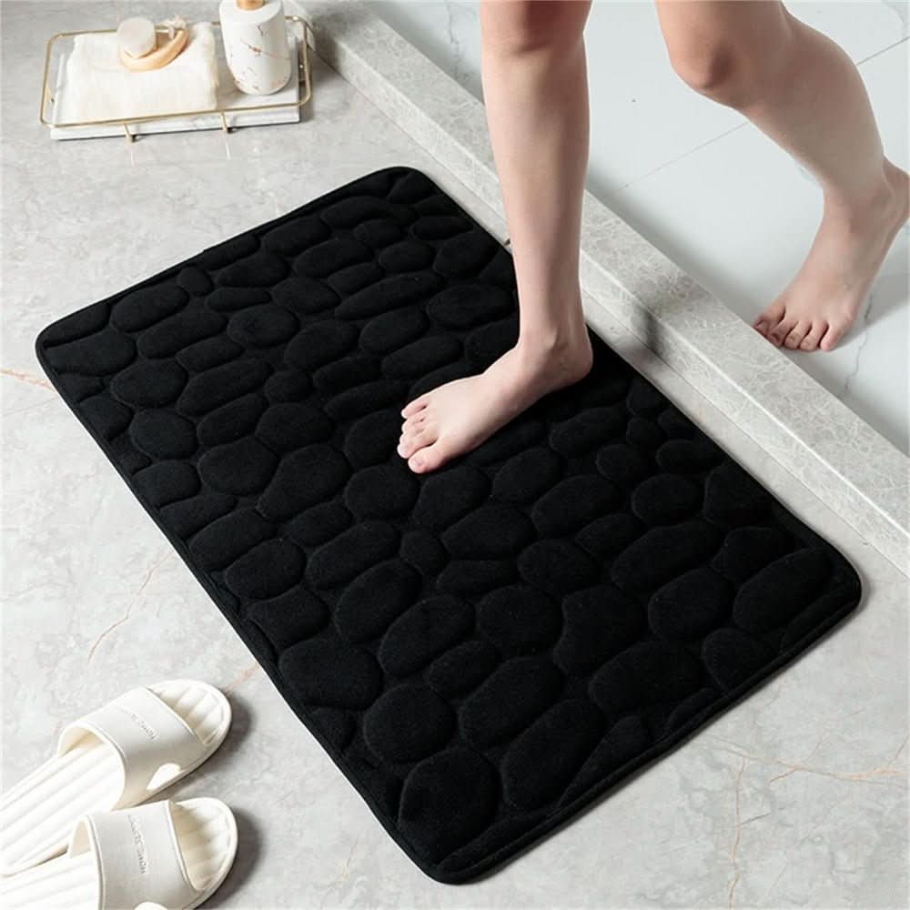 Bath Mat Soft Microfiber Fast-Absorbing Non-Slip & Machine-Washable