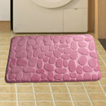 Bath Mat Soft Microfiber Fast-Absorbing Non-Slip & Machine-Washable