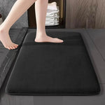 Bath Mat Super Absorbent Coral Velvet Non-Slip Backing