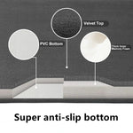 Bath Mat Super Absorbent Coral Velvet Non-Slip Backing
