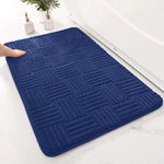 Bath Mat Thick Absorbent Non-Slip Striped Design