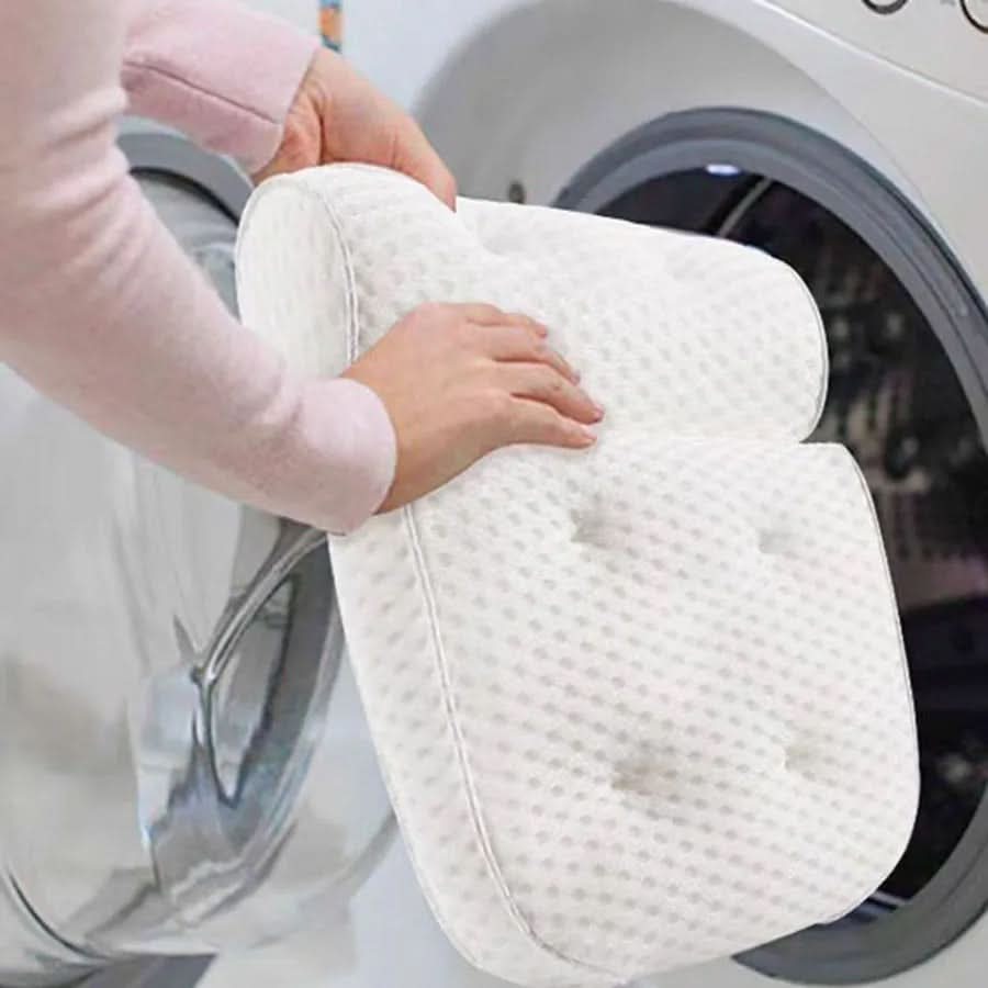 Bath Pillow Ergonomic 4D Air Mesh Non-Slip Support