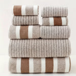 Bath Towel Set Microfiber Absorbent Quick-Drying 8-Piece Set