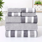 Bath Towel Set Microfiber Absorbent Quick-Drying 8-Piece Set