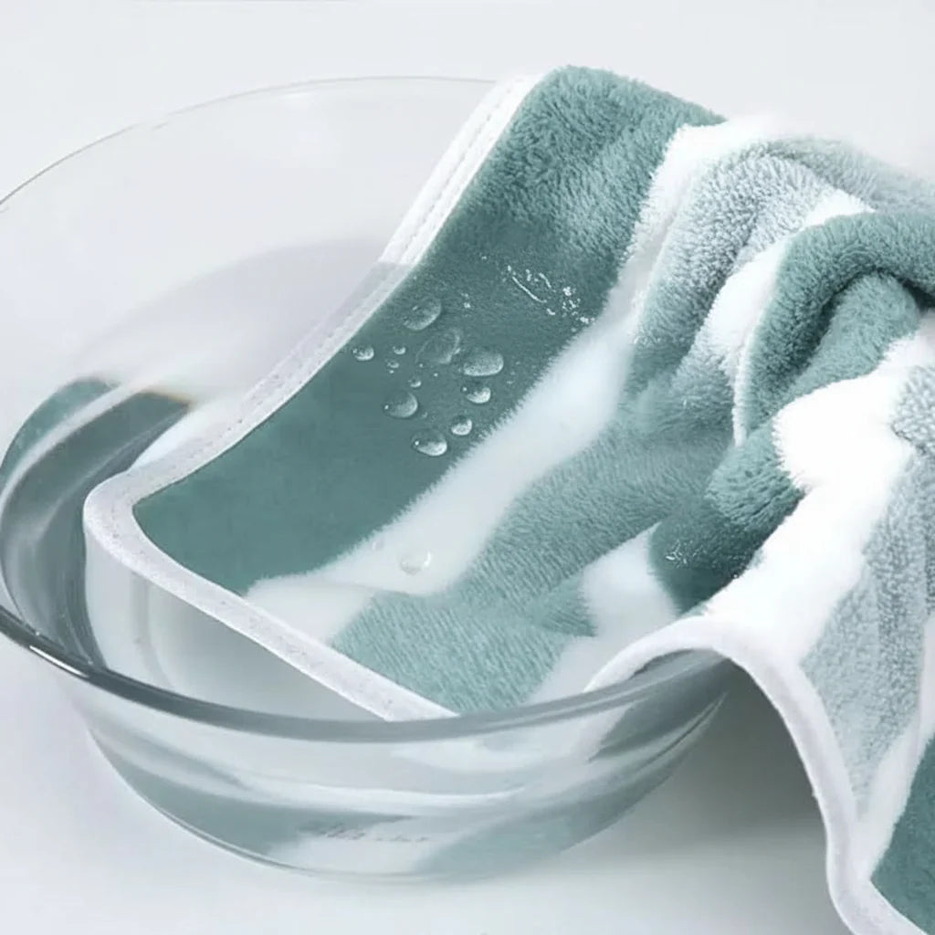 Bath Towel Set Microfiber Absorbent Quick-Drying 8-Piece Set
