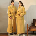 Bathrobe Sherpa Fleece Shawl Collar & Pockets