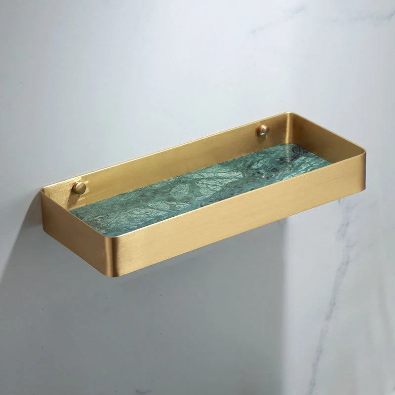 Bathroom Accessories Set Glossy Gold Finish Corrosion Resistant