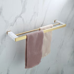 Bathroom Accessories Set Glossy Gold Finish Corrosion Resistant