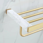 Bathroom Accessories Set Glossy Gold Finish Corrosion Resistant