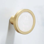 Bathroom Accessories Set Gold Marble Finish & Rust Resistant