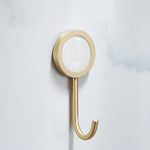Bathroom Accessories Set Gold Marble Finish & Rust Resistant