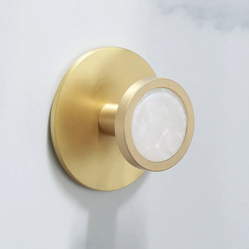 Bathroom Accessories Set Gold Marble Finish & Rust Resistant