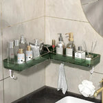 Bathroom Corner Organizer Wall-Mounted Space-Saving