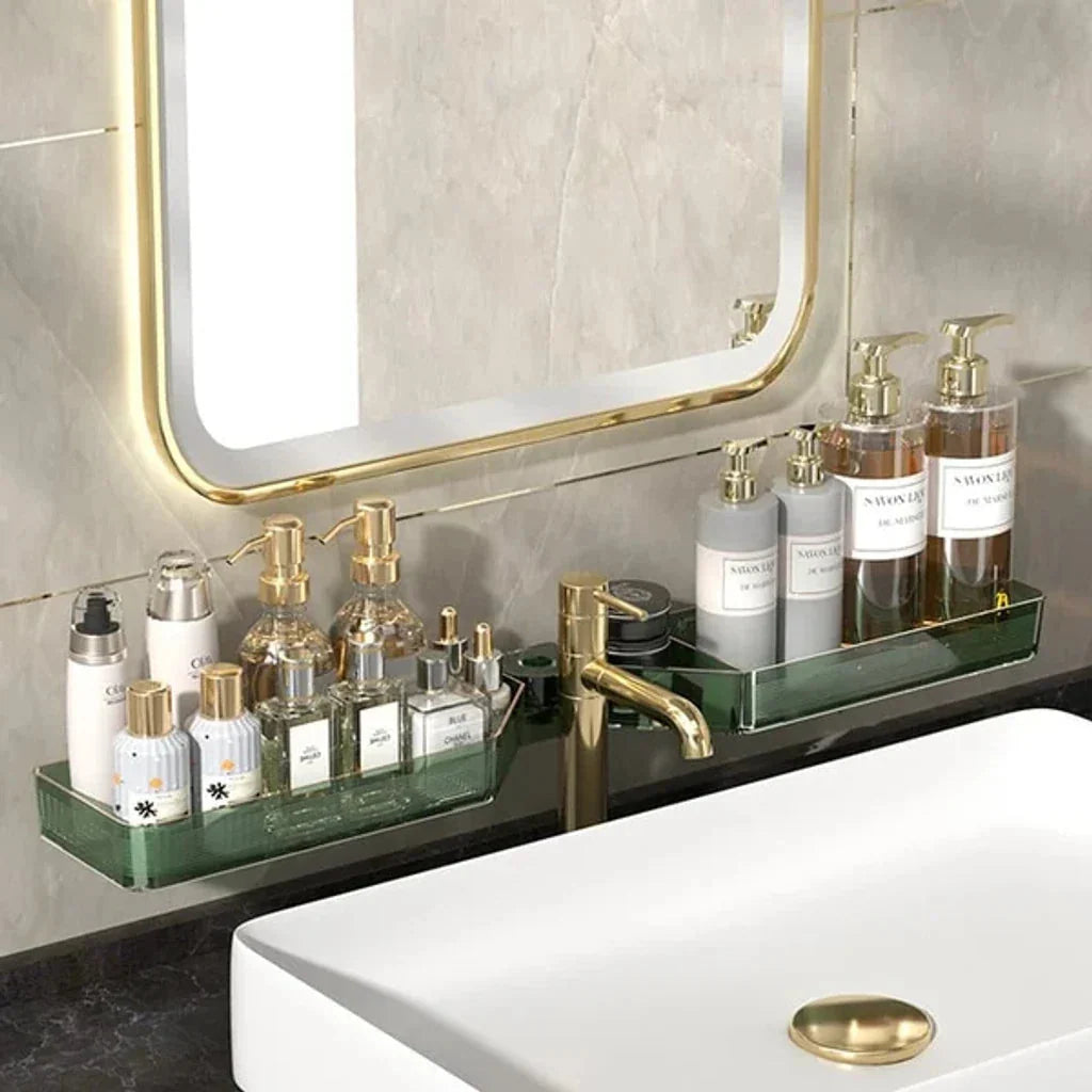 Bathroom Corner Organizer Wall-Mounted Space-Saving