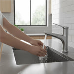 Bathroom Faucet Copper Pull-Out Hose Ergonomic Handle