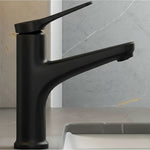 Bathroom Faucet Copper Pull-Out Hose Ergonomic Handle